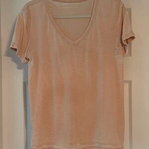 Blush pink V-Neck Women's Top